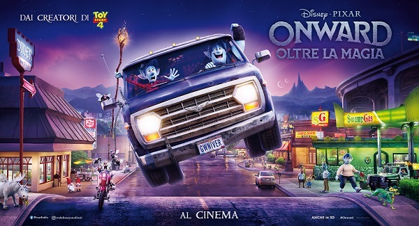 Film "ONWARD oltre la magia - Prenota il tuo posto