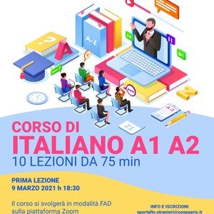 Corso di Italiano per stranieri livello A1 A2