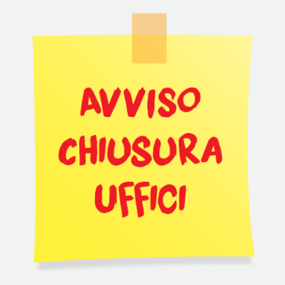 Sabato 2 novembre: chiusura Uffici