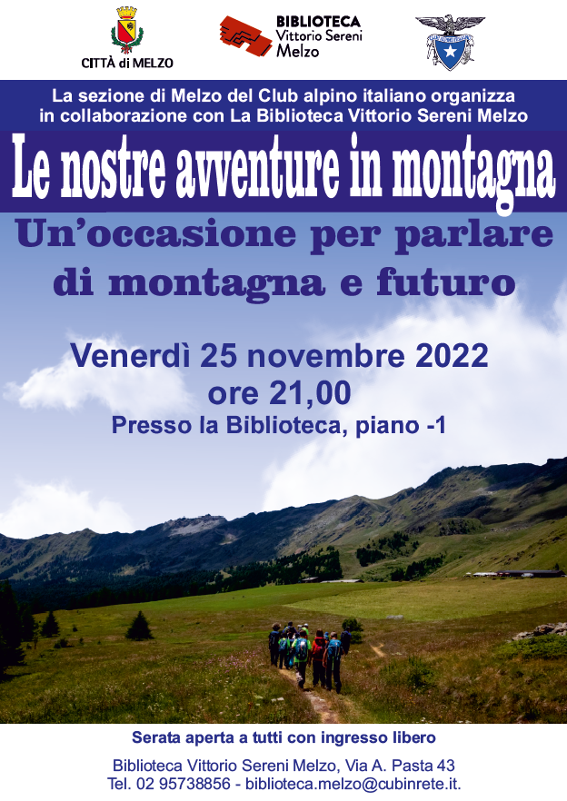 Le nostre avventure in montagna 2022 CAI