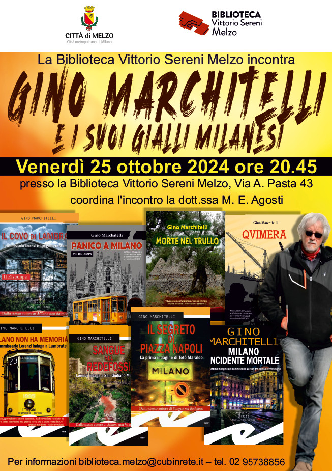 Gino Marchitelli e i suoi gialli milanesi: incontro in biblioteca