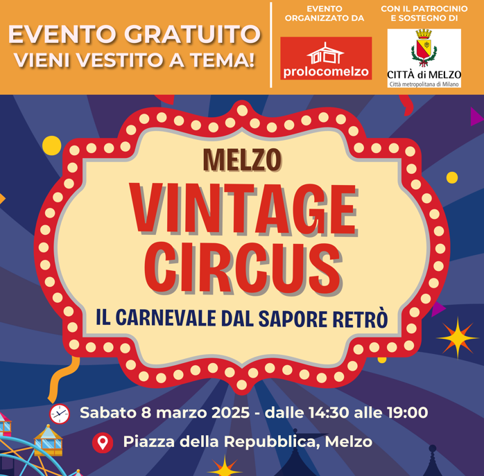 Carnevale 2025 Melzo Vintage Circus