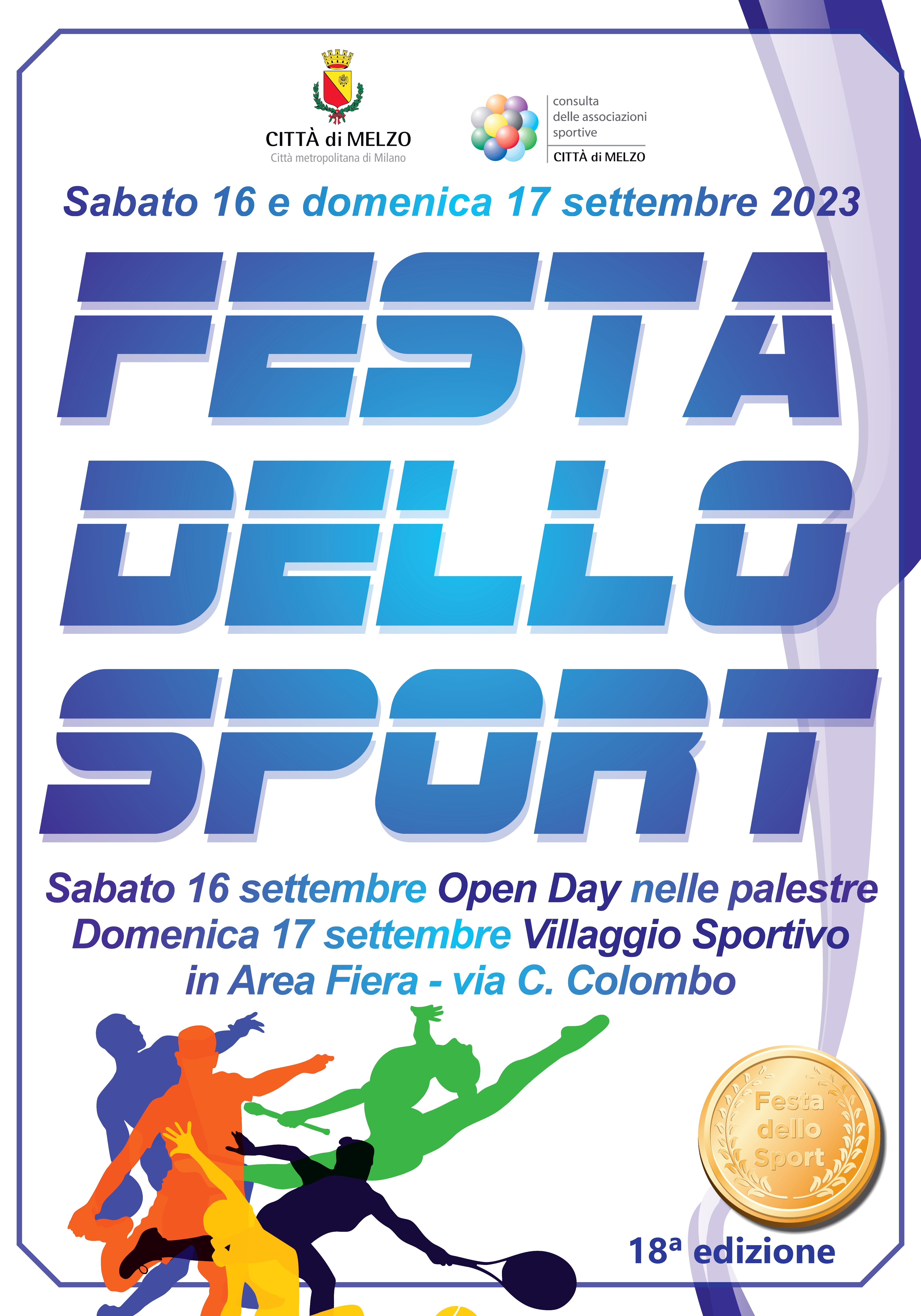 festa dello sport 2023 manifesto