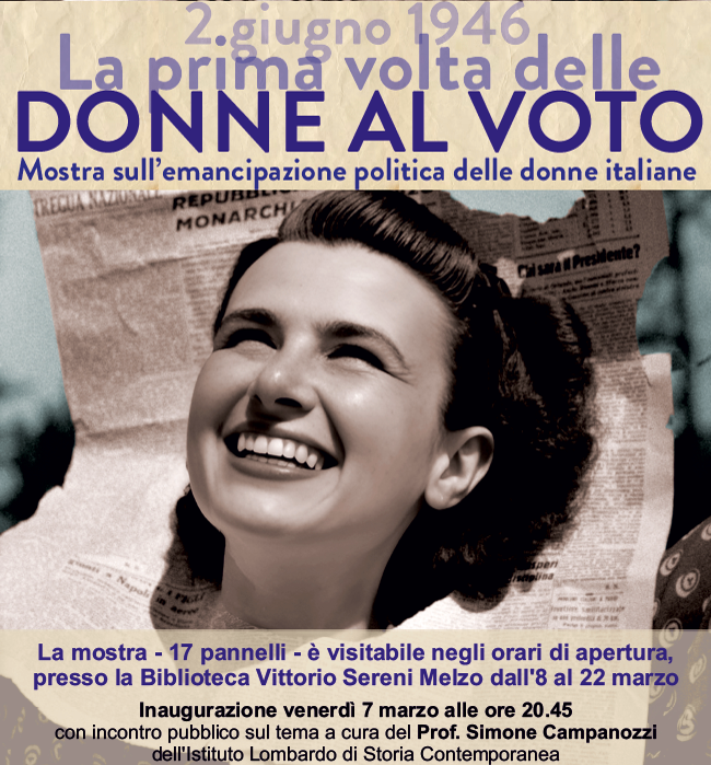 Mostra "La prima volta delle donne al voto"