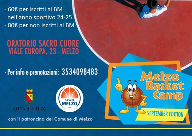 Melzo Basket Camp: september edition