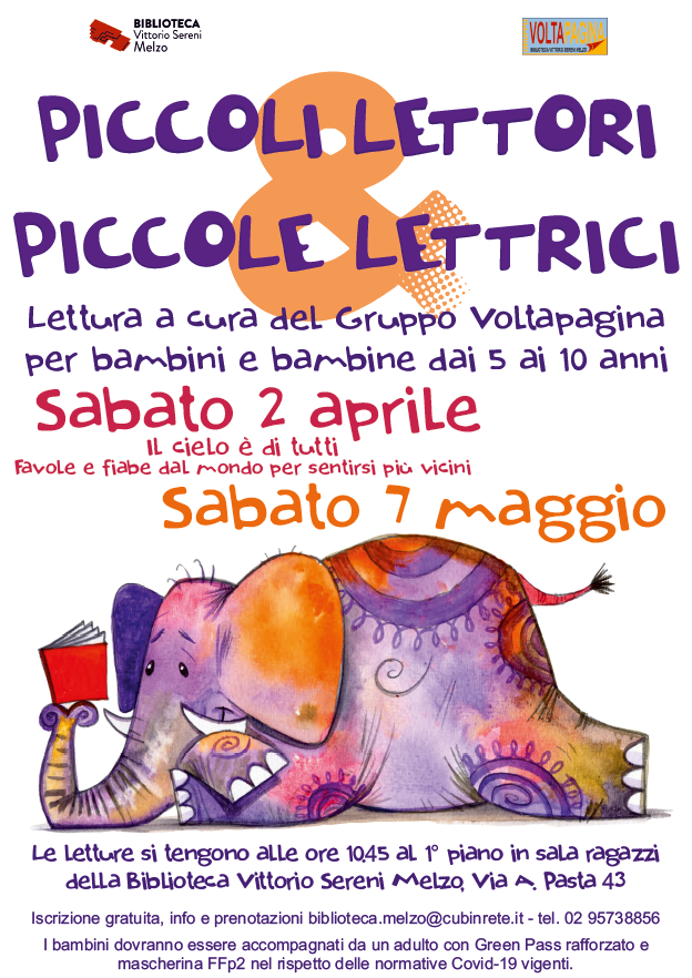 Piccoli lettori & piccole lettrici 2022 aprile e maggio