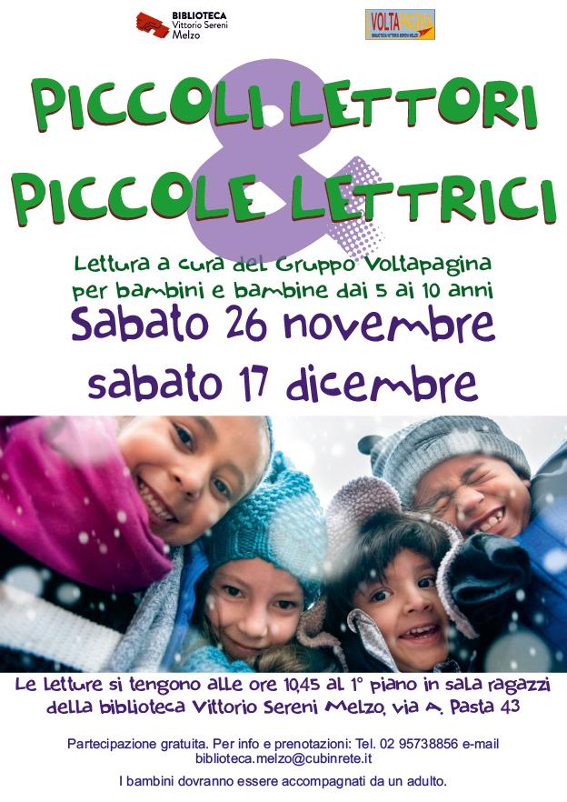 Piccoli lettori & piccole lettrici 2022 novembre e dicembre