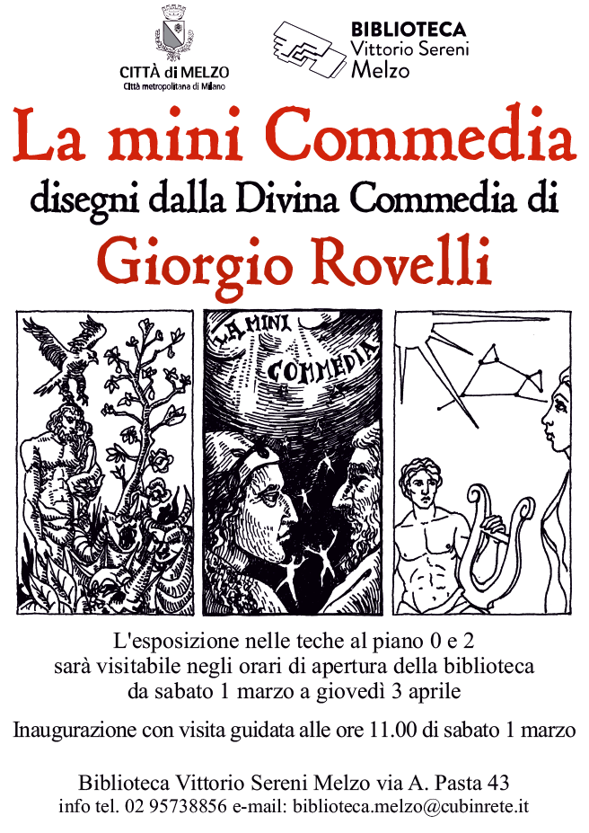 La mini Commedia: disegni di Giorgio Rovelli in biblioteca