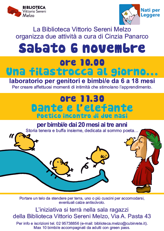 Sabato 6 novembre 21