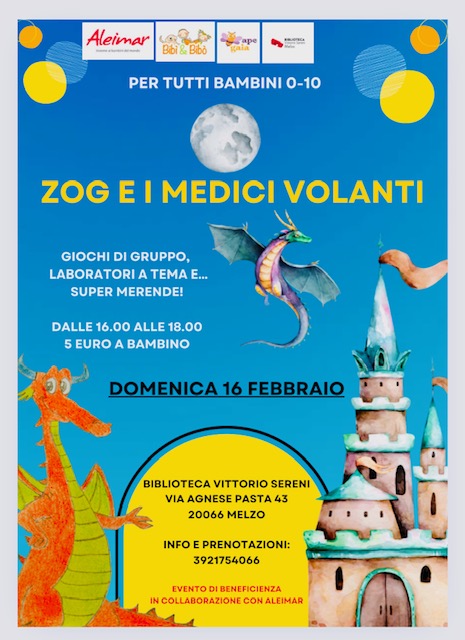 Zog e i medici volanti: letture e giochi in biblioteca