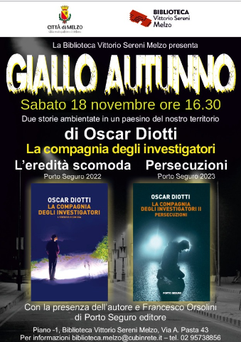 Giallo autunno in biblioteca con Oscar Diotti