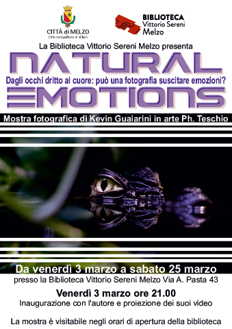Locandina natural emotions 2023