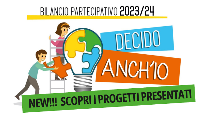 Novità del progetto Decido Anch'io: scopri e sostieni le nuove proposte 