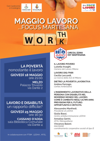 Incontri Maggio Lavoro...Focus Martesana