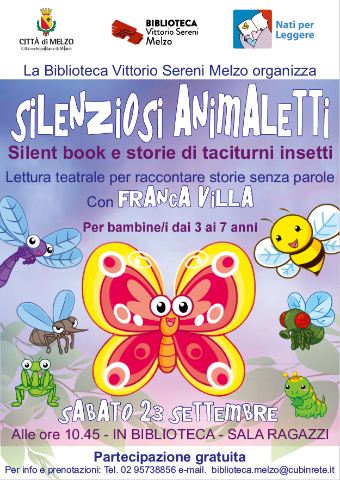 Silenziosi animaletti in biblioteca: lettura teatrale per bambine/i 