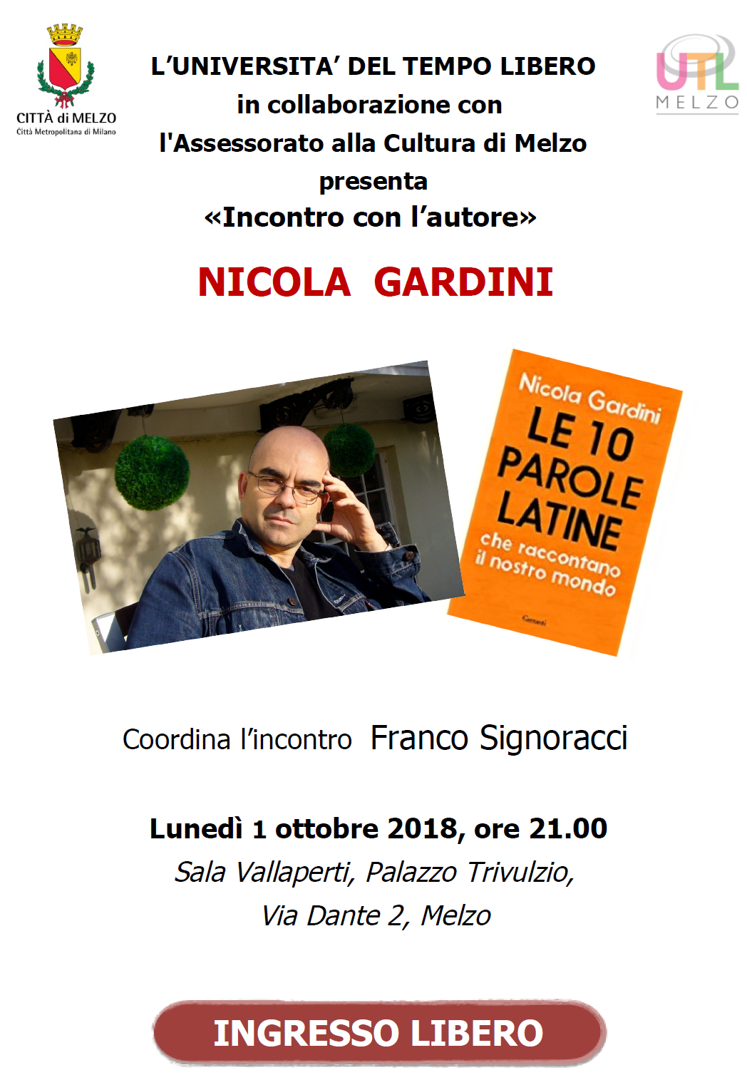 Incontro con l’autore