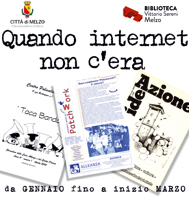 Quando internet non c'era: mostra in biblioteca