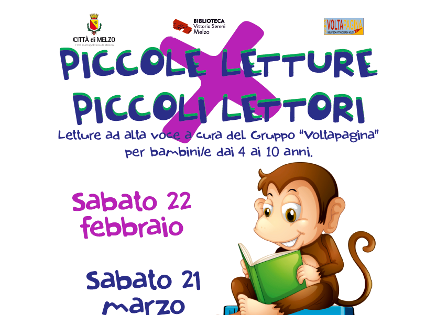 Piccole letture per piccoli lettori in biblioteca a febbraio
