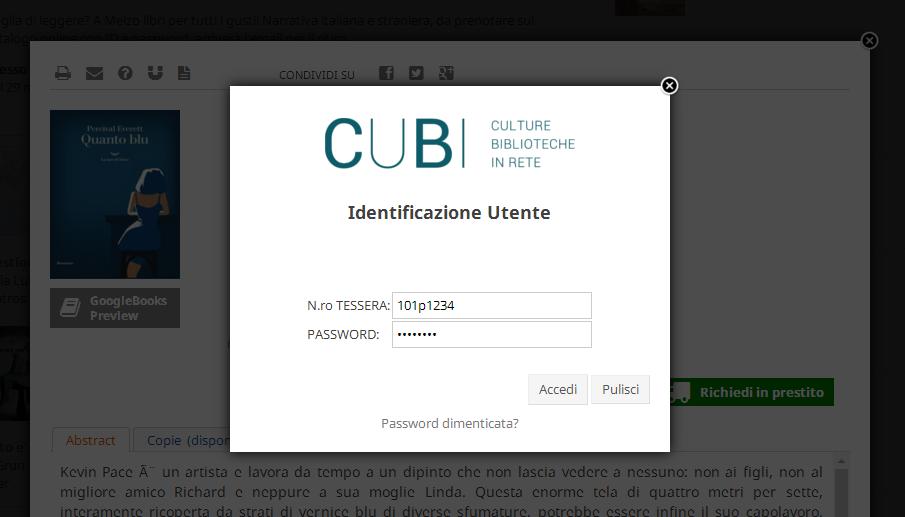 Prenotare un  libro da casa: istruzioni video